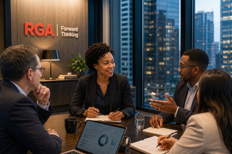  A meeting happening in RGA boardroom 