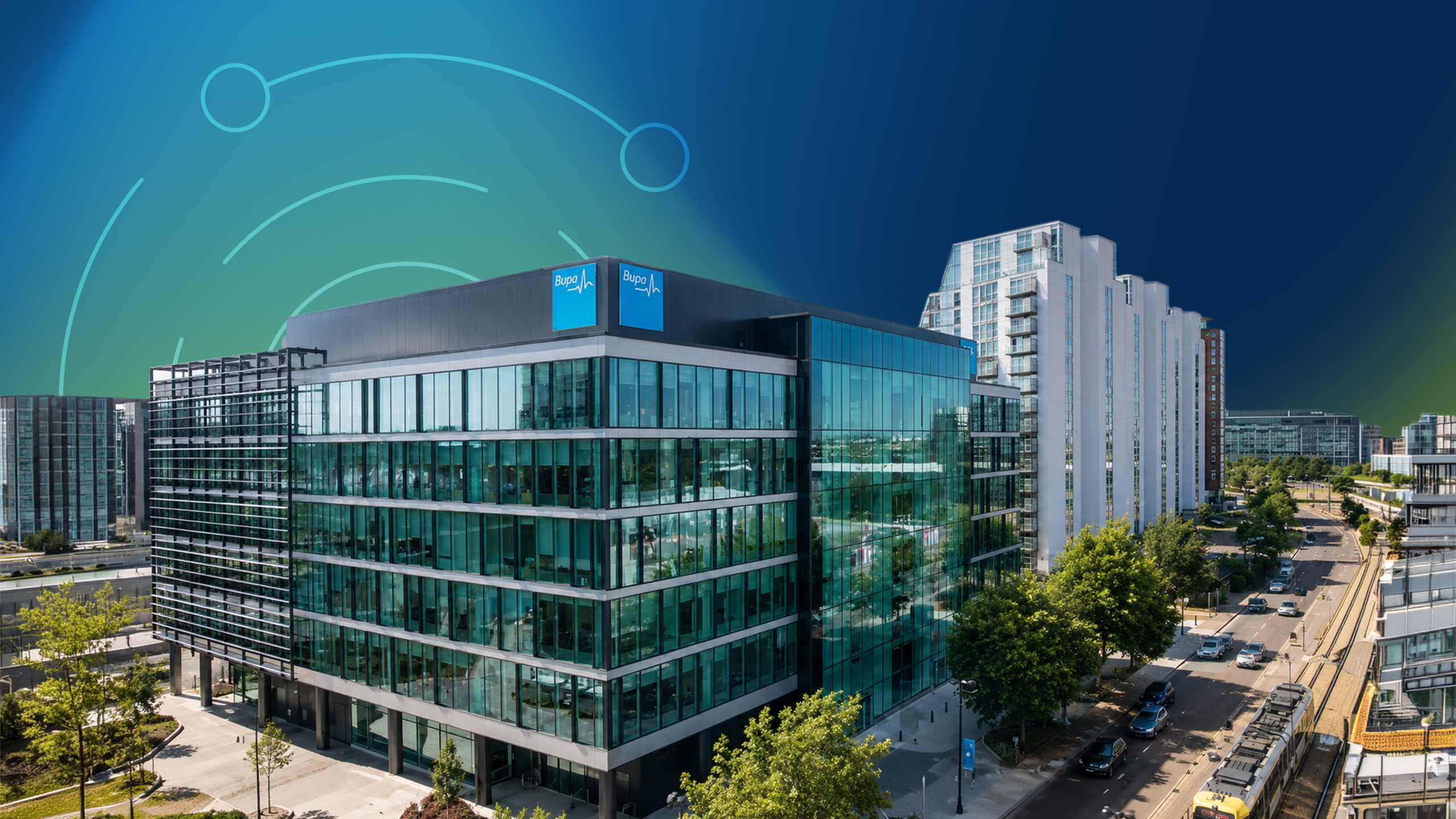 A Bupa building 